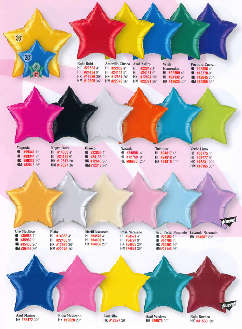 Globos de Microfoil "Estrella"